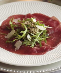 Hertencarpaccio – dun gesneden biefstuk