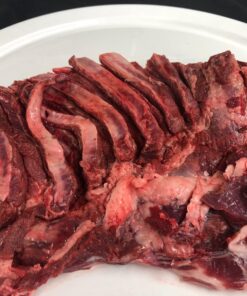 Wild zwijn buik in de been