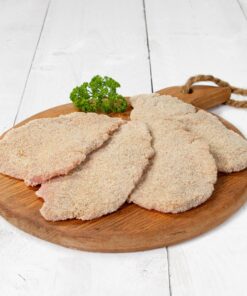 Wildzwijn schnitzel (gepaneerd)